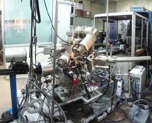 UHV system for in-situ growth and MOKE, RHEED, x-ray reflectivity, MR measurements (DKG)