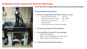 2D Materials Transfer System